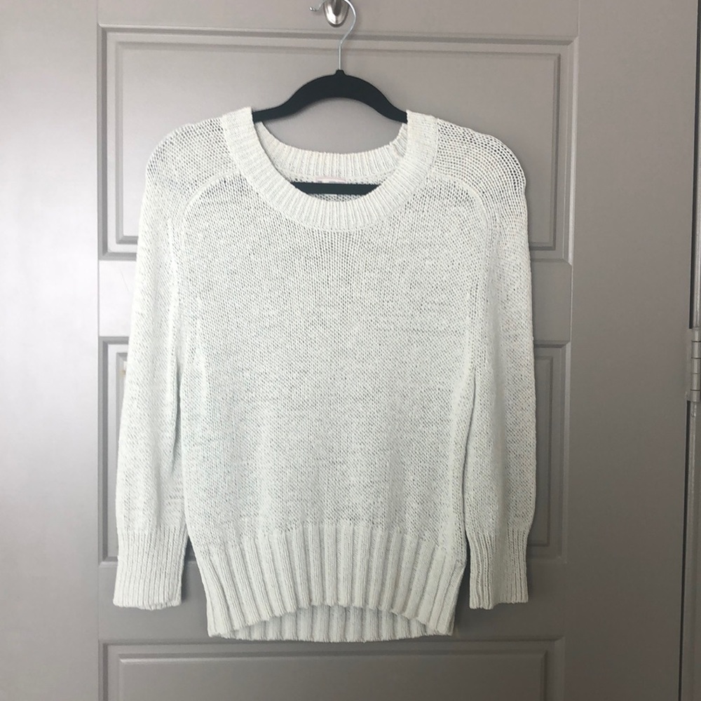 Light green crochet sweater